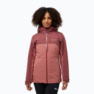 Куртка 3в1 жіноча Jack Wolfskin Hunberg mineral red