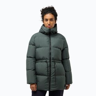Пуховик жіночий Jack Wolfskin Kirschallee slate green