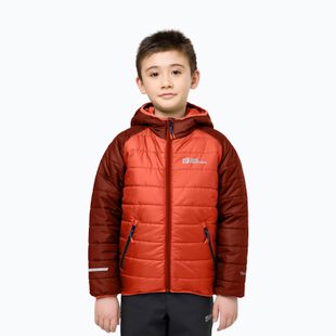 Пуховик дитячий Jack Wolfskin Zenon coral orange