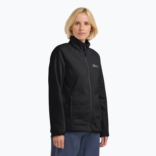 Кофта флісова жіноча Jack Wolfskin Moonrise Full Zip black