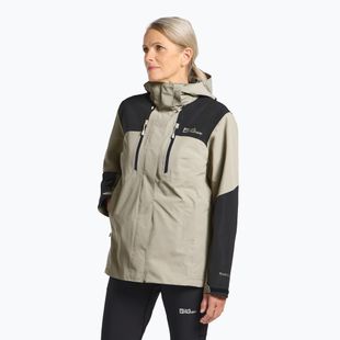 Куртка-дощовик жіноча Jack Wolfskin Jasper 2L stone