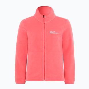 Кофта флісова дитяча Jack Wolfskin Taunus sunset coral