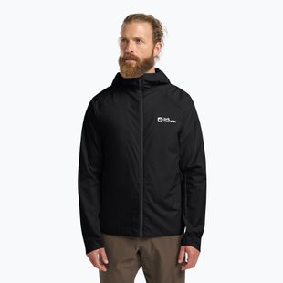 Куртка вітровка чоловіча Jack Wolfskin Prelight Octa black