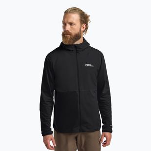 Кофта трекінгова чоловіча Jack Wolfskin Prelight Trail Hoody black