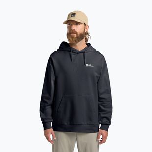 Кофта чоловіча Jack Wolfskin Essential Hoodie dark navy