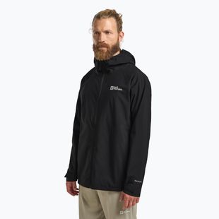 Куртка-дощовик чоловіча Jack Wolfskin Prelight 2.5L LT black
