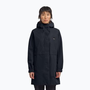 Płaszcz протидощовий жіночий Jack Wolfskin Terraview 2L dark navy