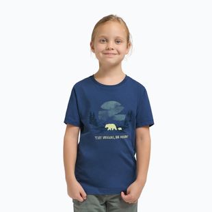 Футболка дитяча Jack Wolfskin Graphic Cotton T print evening sky