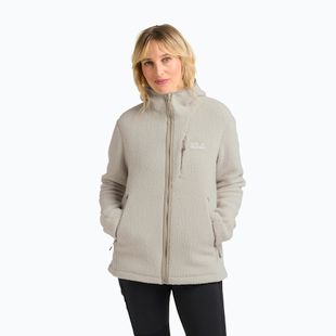 Кофта флісова жіноча Jack Wolfskin Cradle Mountain Pile Full Zip pale sand