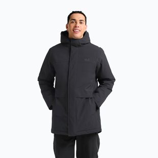 Пальто утеплене чоловіче Jack Wolfskin Cold Camp Coat black