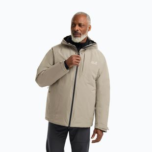 Пуховик чоловічий Jack Wolfskin Icecape 2L Down Ins Rds linen