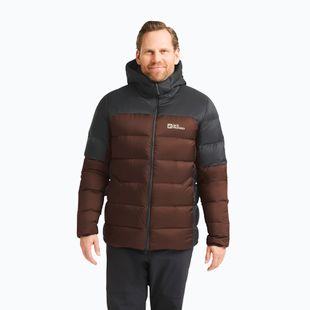 Пуховик чоловічий Jack Wolfskin Nebelhorn Down Hoody hot choc