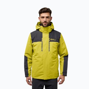 Куртка 3в1 чоловіча Jack Wolfskin Jasper 3In1 chartreuse