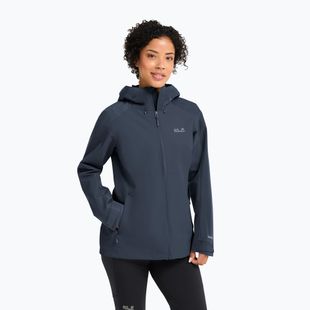 Куртка дощовик жіноча Jack Wolfskin Wildbound 2L midnight sky