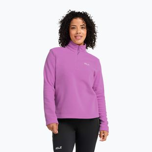 Кофта флісова жіноча Jack Wolfskin Taunus 100 Half Zip foxglove