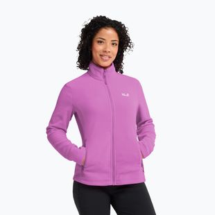 Кофта флісова жіноча Jack Wolfskin Taunus 100 Full Zip foxglove