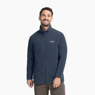 Кофта флісова чоловіча Jack Wolfskin Taunus 100 Full Zip midnight sky