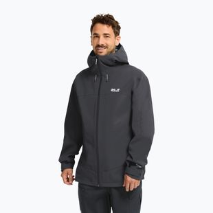 Куртка дощовик чоловіча Jack Wolfskin Rockpaw 3L phantom