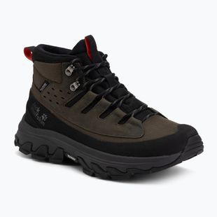 Черевики туристичні чоловічі Jack Wolfskin Apex Hike Texapore Mid obsidian moss
