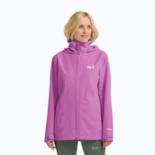 Куртка дощовик жіноча Jack Wolfskin Trailtime 2L foxglove