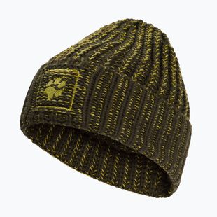 Шапка зимова Jack Wolfskin Badge Beanie obsidian moss