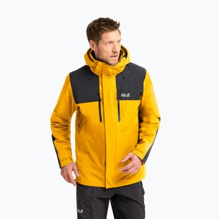 Куртка дощовик чоловіча Jack Wolfskin Jasper Pro 2L burly yellow jw