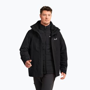 Куртка 3в1 чоловіча Jack Wolfskin Jasper Pro 3IN1 black