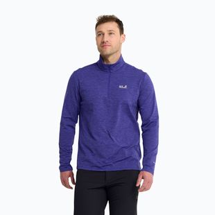 Кофта флісова чоловіча Jack Wolfskin Trail Half Zip glow ink