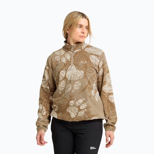 Кофта флісова жіноча Jack Wolfskin Paw Era 100 Orint Half Zip paw hazel wood