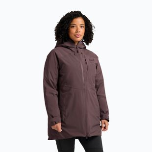 Пуховик жіночий Jack Wolfskin Icecape 2L Down Ins Rds sheer plum
