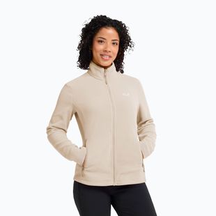 Кофта флісова жіноча Jack Wolfskin Taunus 100 Full Zip oyster