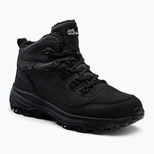Черевики для трекінгу чоловічі Jack Wolfskin Everquest Texapore Mid чорні 4053611