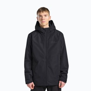 Куртка 3в1 чоловіча Jack Wolfskin Taubenberg 3In1 black