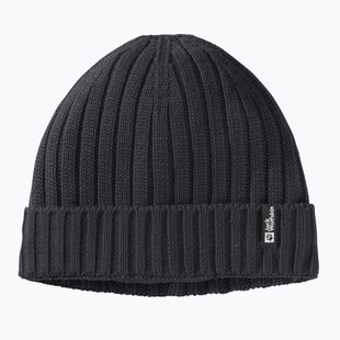 Шапка зимова Jack Wolfskin Rib Knit black