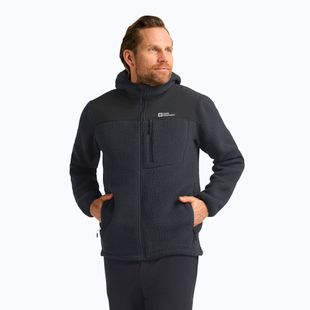 Кофта флісова чоловіча Jack Wolfskin Kammweg Pile Fz phantom