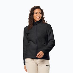 Кофта флісова жіноча Jack Wolfskin High Curl black