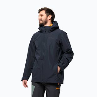 Куртка протидощова чоловіча Jack Wolfskin Fernblick 2L night blue