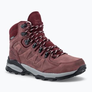 Черевики трекінгові жіночі Jack Wolfskin Refugio Prime Texapore Mid dark maroon