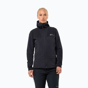 Куртка софтшел жіноча Jack Wolfskin Andur black