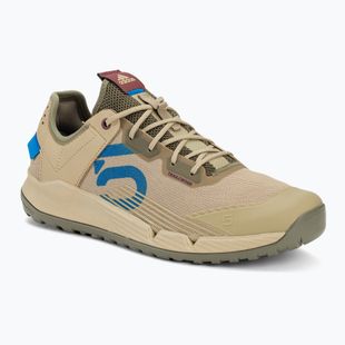 Кросівки велосипедні на платформі чоловічі adidas FIVE TEN Trailcross LT beige tone/blue rush/orbit green
