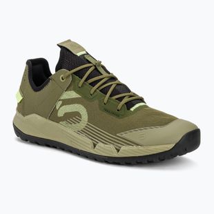 Кросівки велосипедні на платформі чоловічі adidas FIVE TEN Trailcross LT focus olive/pulse lime/orbit green