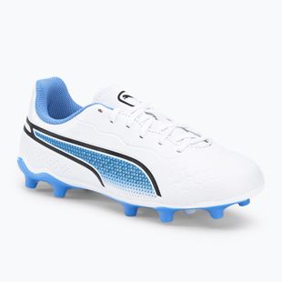 Футбольні бутси дитячі PUMA King Match FG/AG білі 107266 01