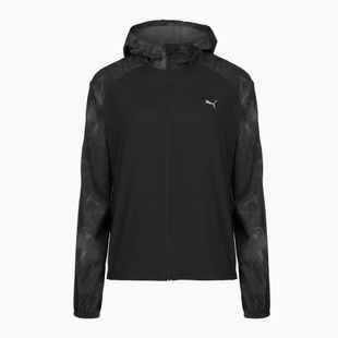 Куртка для бігу жіноча PUMA Run AOP Favorite Woven black/grey
