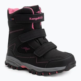 Черевики зимові дитячі KangaROOS K-Robi KTX jet black/daisy pink