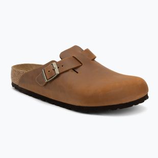 Шльопанці BIRKENSTOCK Boston LEOI Regular коньячні