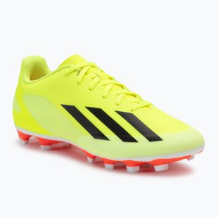 Кросівки футбольні чоловічі adidas X Crazyfast Club FxG team solar yellow/core black/cloud white