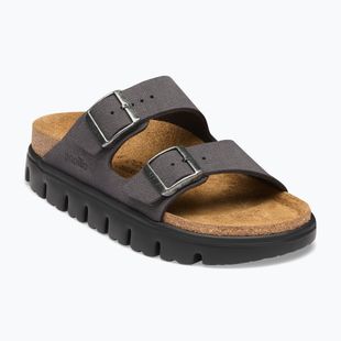 Шльопанці BIRKENSTOCK Arizona Chunky Birkibuc velvet gray