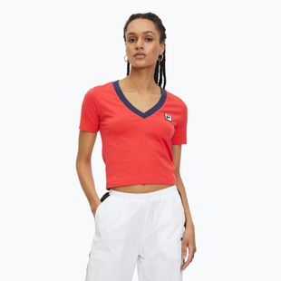 Жіноча футболка FILA Ludhiana true red