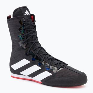 Кросівки боксерські adidas Box Hog 4 core black/cloud white/pure ruby