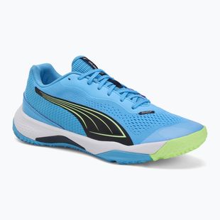 Кросівки спортивні для приміщень чоловічі PUMA Solarstrike III luminous blue/club navy/fizzy apple